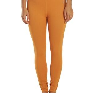FP Movement Happiness Runs Orange High-Waisted Ribbed Leggings